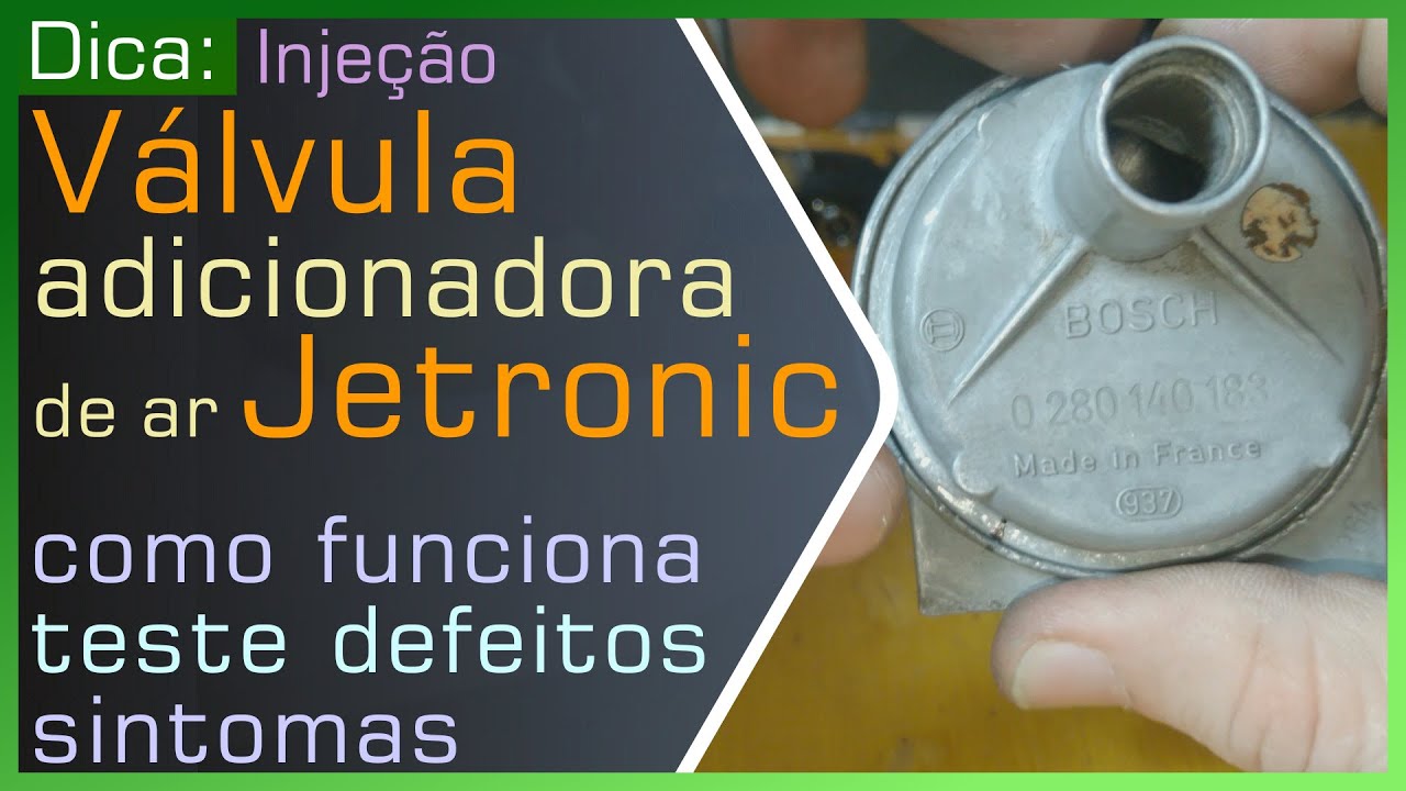 Como funciona a válvula adicionadora de ar da Le-Jetronic, defeitos sintomas teste - Black Hill Auto