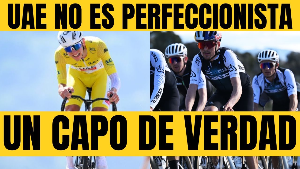 LA VERDAD DE LOS CAPOS POGACAR VS PIDCOCK/LA VERDAD DEL UAE TEAM COMPARADO CON EL Q36.5 LOCURA TOTAL