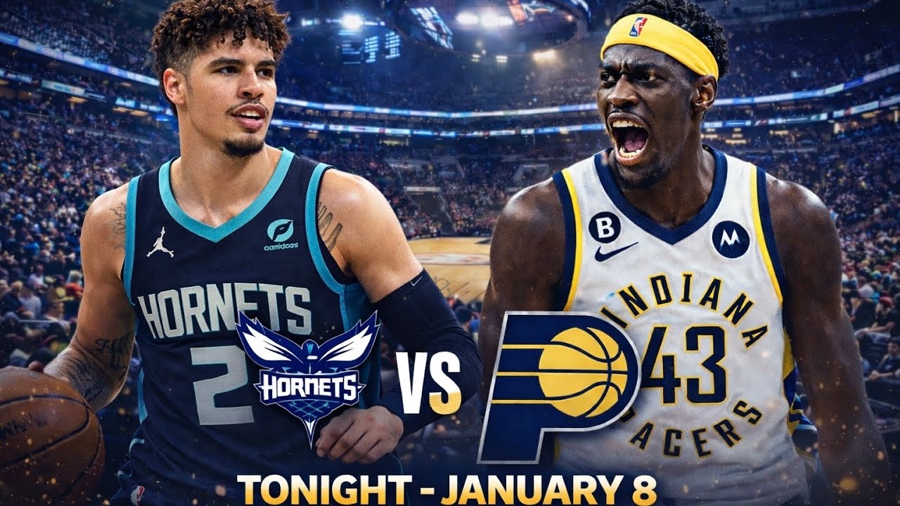 Charlotte Hornets vs Indiana Pacers | NBA Regular season | Thursday, January 8, 2026 | NBA 2K26