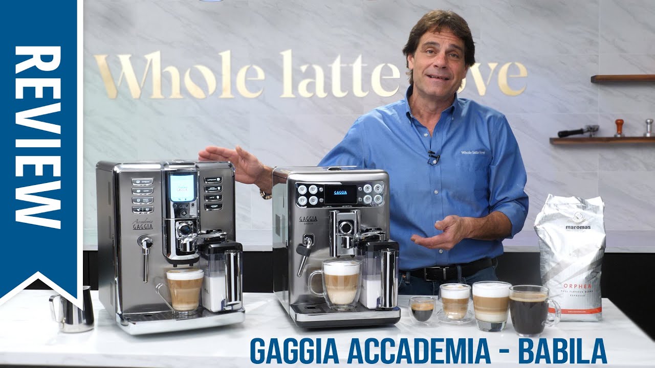 Review: Gaggia Accademia and Babila Automatic Coffee Machines