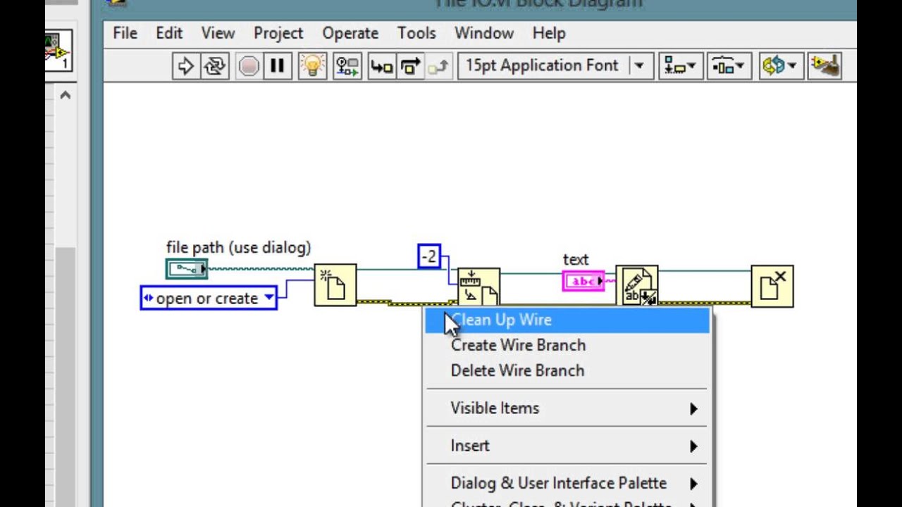 VI High 46 — Изучение использования кластера ошибок и обработки ошибок в LabVIEW.