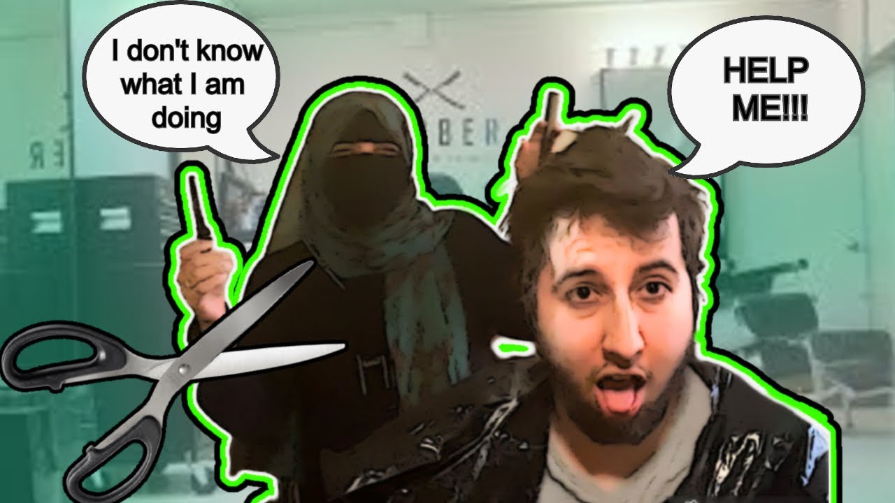 GIVING MY HUSBAND A HAIRCUT! *Hilarious*