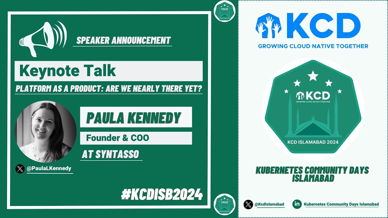 Keynote Talk: Platform as a Product: Are We Nearly There Yet - Paula Kennedy