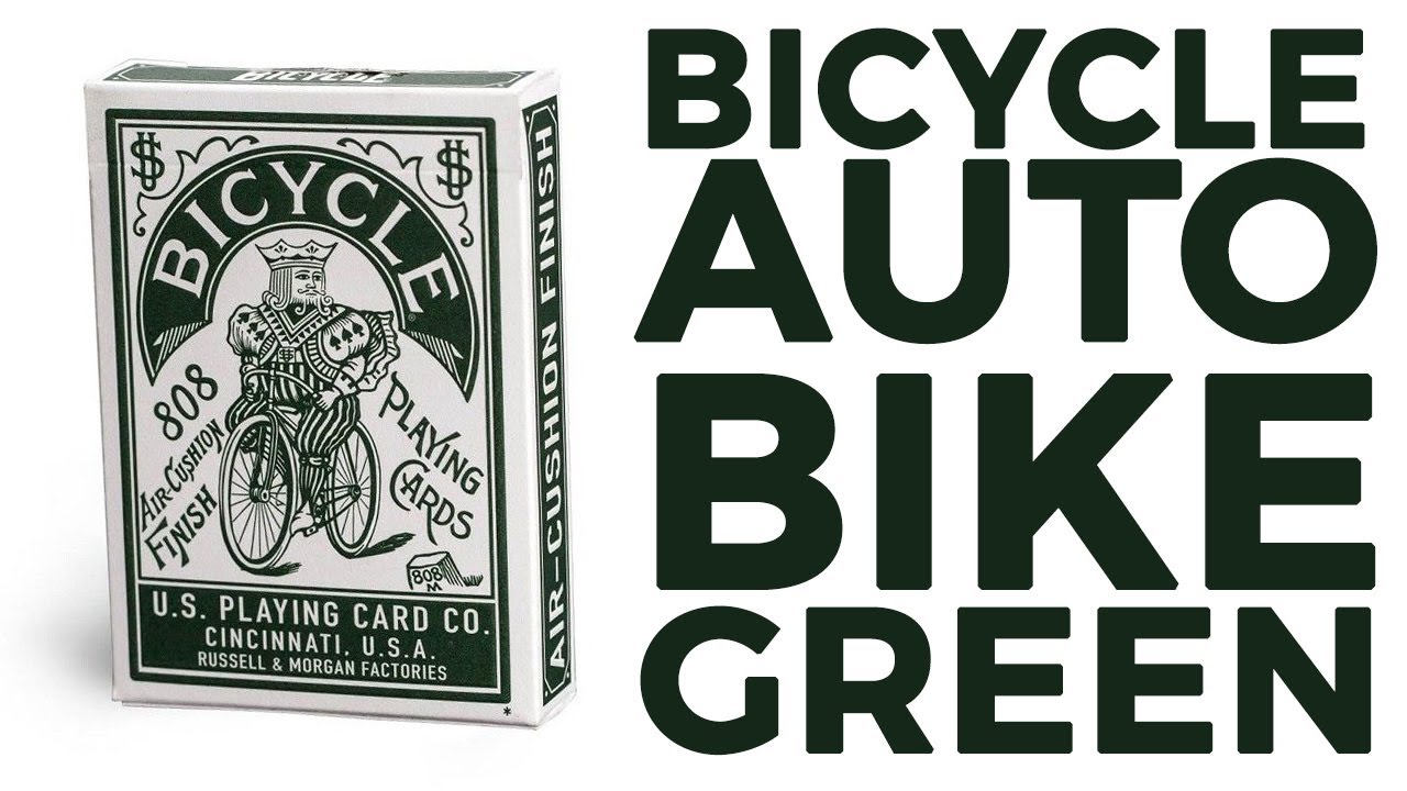 Deck Review - Bicycle AutoBike Playing Cards Dark Green [HD]