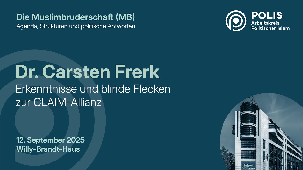 &raquo;Erkenntnisse und blinde Flecken zur CLAIM-Allianz&laquo; | Vortrag von Carsten Frerk im Willy-Brandt-Haus
