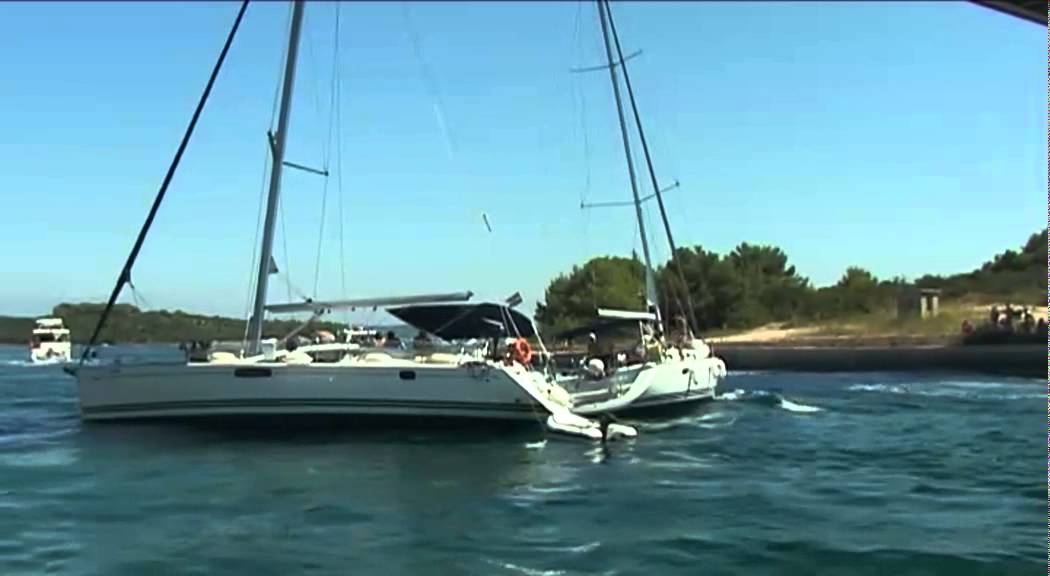 TWO Sailboats vs. Zdrelac Bridge Collision Fail!