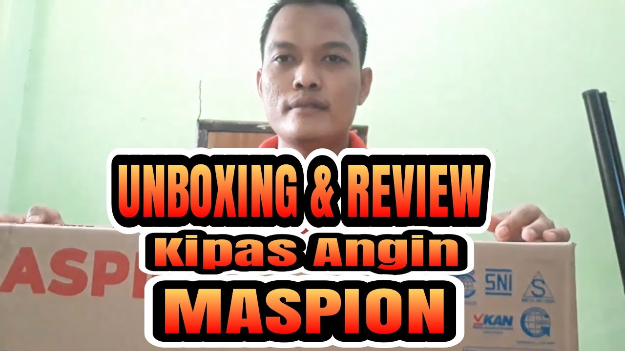 UNBOXING & REVIEW KIPAS ANGIN MASPION 18 INCH