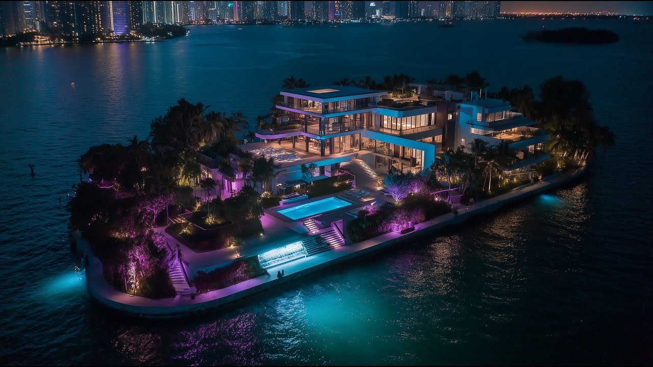 Future City | Miami in the Year 2090 | Sci-Fi AI Drone Film (4K)