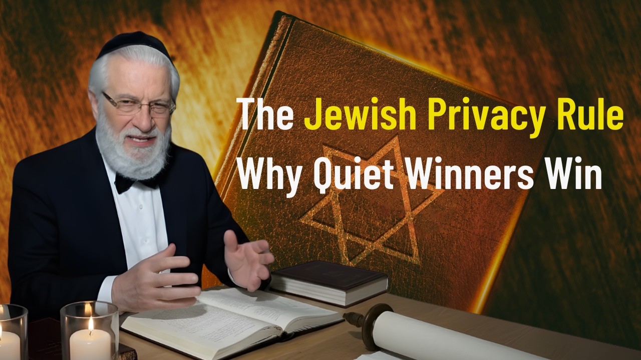 The Jewish Privacy Rule: Why Quiet Winners Win | Rabbi Goldman