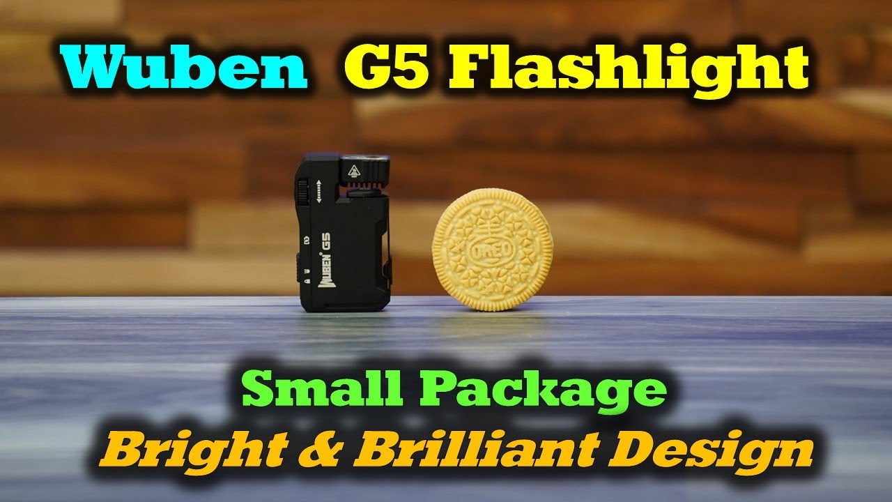 Wuben G5 EDC Flashlight - 52 Grams of Pure Engineering Brilliance