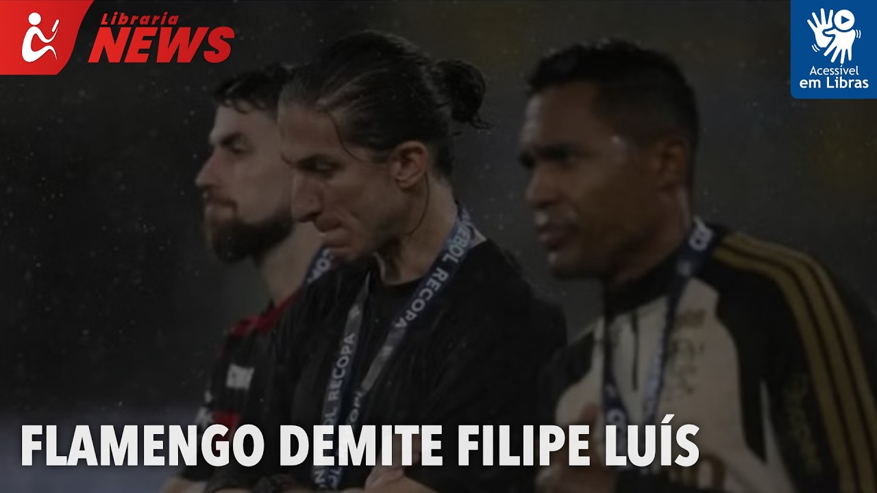 Flamengo demite Filipe Luís (Libras)