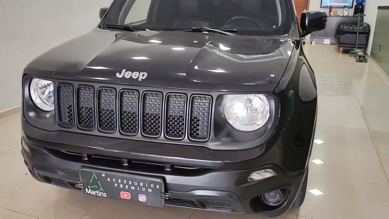 Jeep Renegade 2019 PCD instalação Painel TFT 2023,Lanterna Full Led+ Kit Neblina Original Mopar 