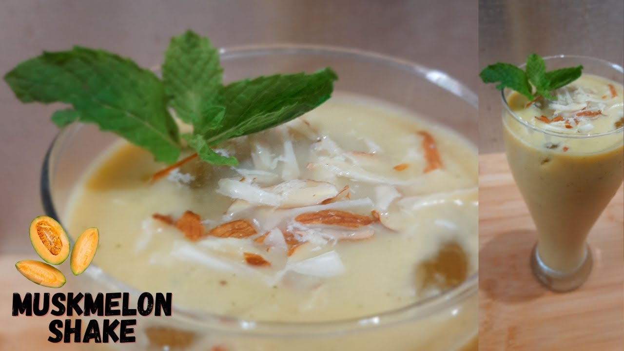 Musk Melon Milk shake | Kharbuja Juice | Musk Melon Juice | Kharbuja Milk shake | खरबूजा मिल्क शेक