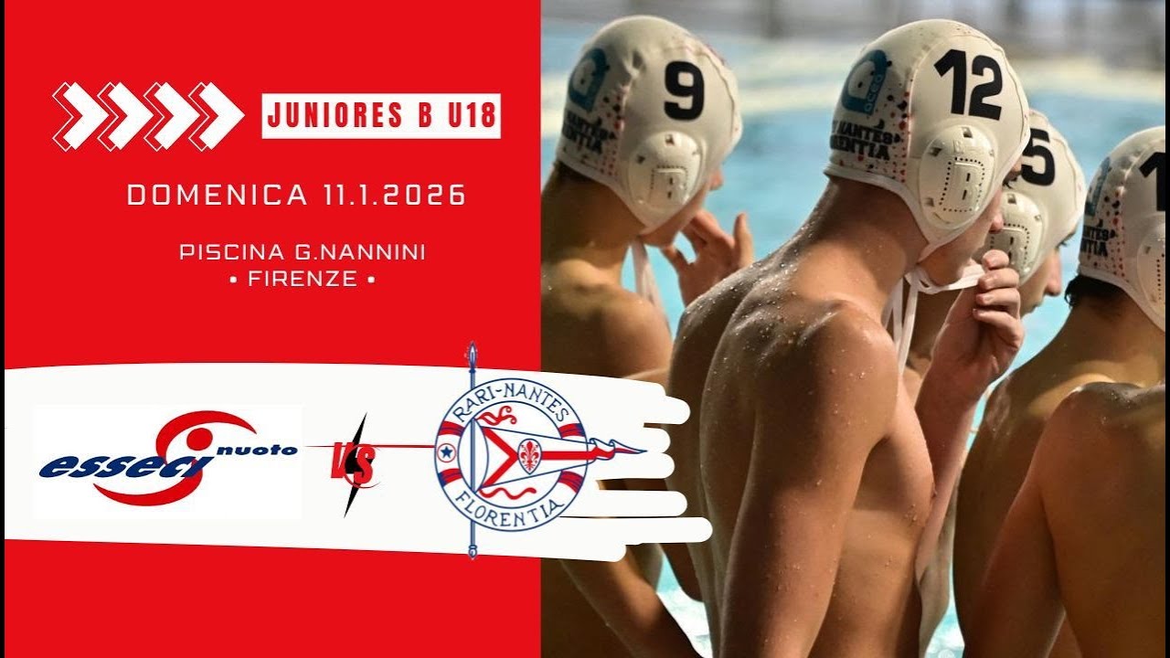 Pallanuoto   Esseci Nuoto Vs RN Florentia B Juniores B U18 11 01 2026