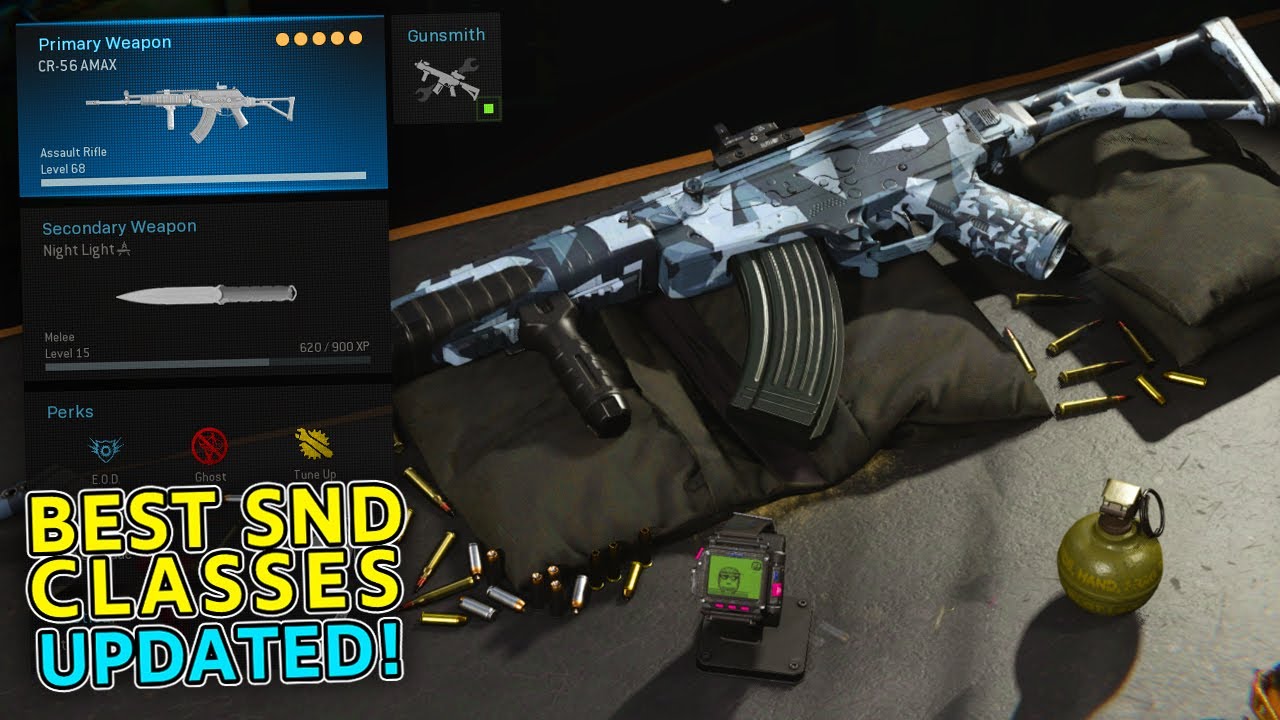 Modern Warfare Best SnD Class Setups & Settings UPDATED! (MW Search and Destroy Class Guide) | 1.22