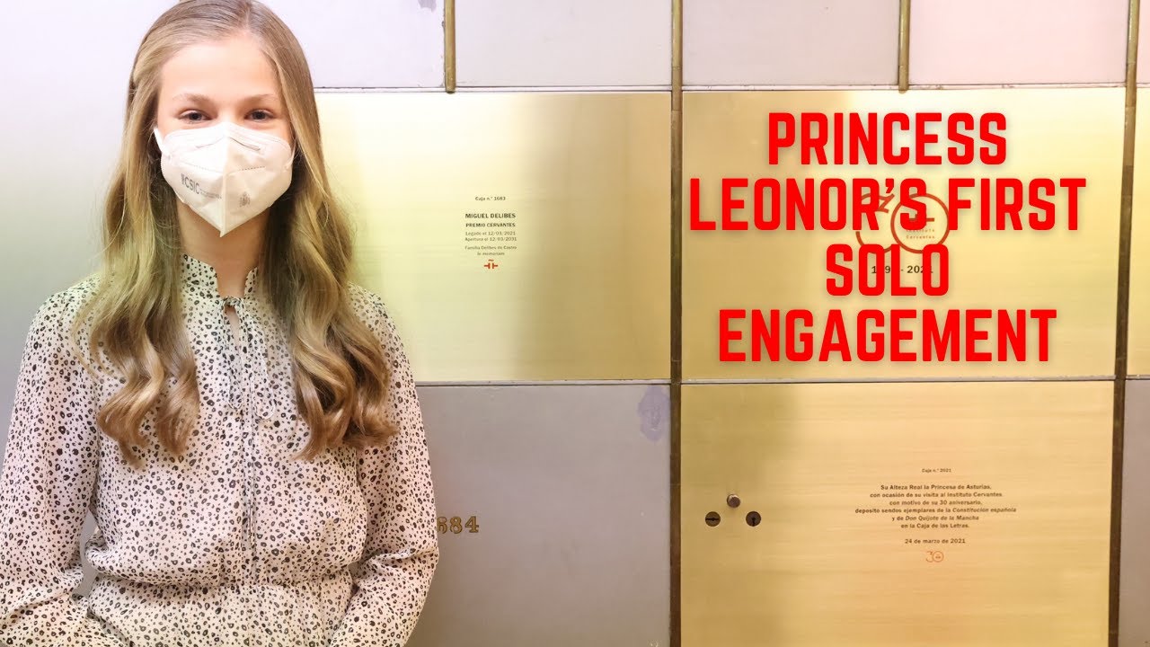 Spain’s 15-year-old Princess Leonor attends first solo engagement