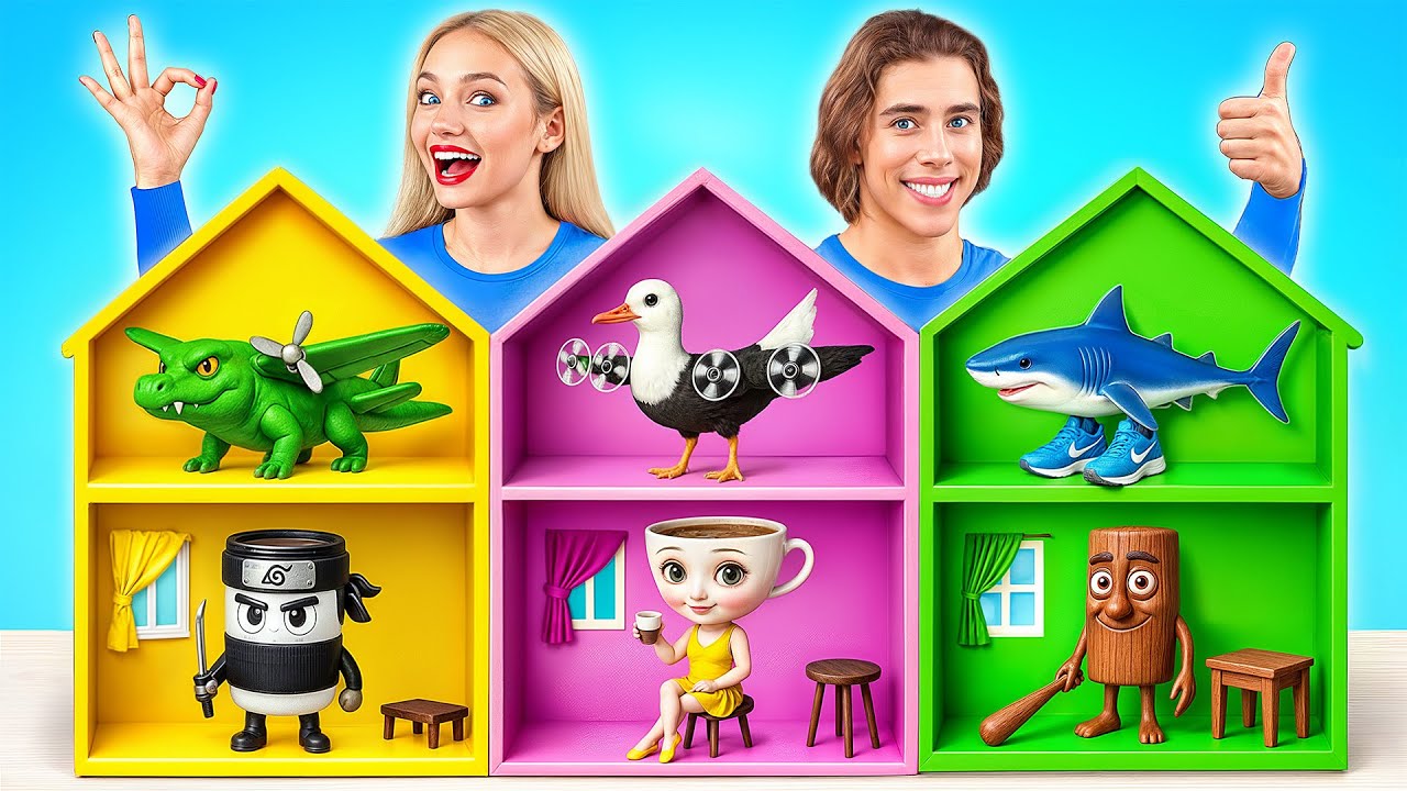 Строим Удивительный Брейнрот Домик | Балерина Капучина, Тунг Тунг Тунг Саур, Тралалеро Тралала