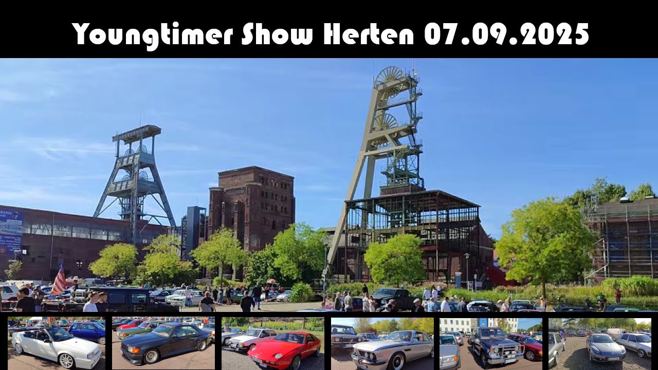 Youngtimer und Oldtimer soweit das Auge reicht - Youngtimer Show Herten am 07.09.2025