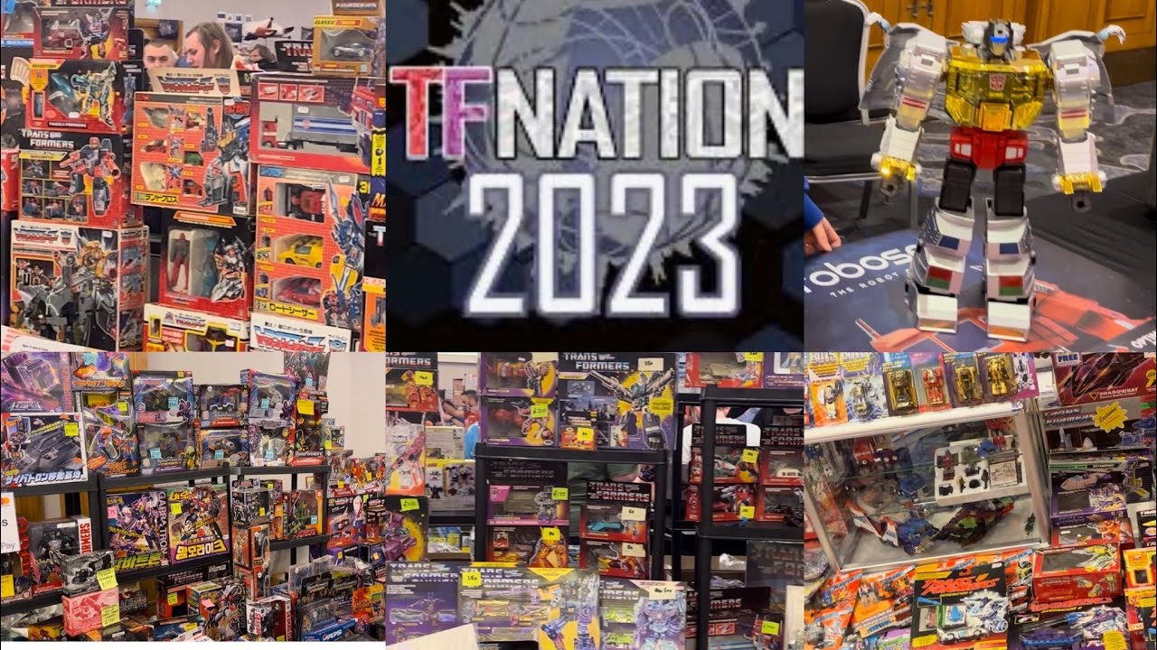 TFNation 2023 Saturday reaction tour & roundup amazing transformers toy hunt & haul G1 generations
