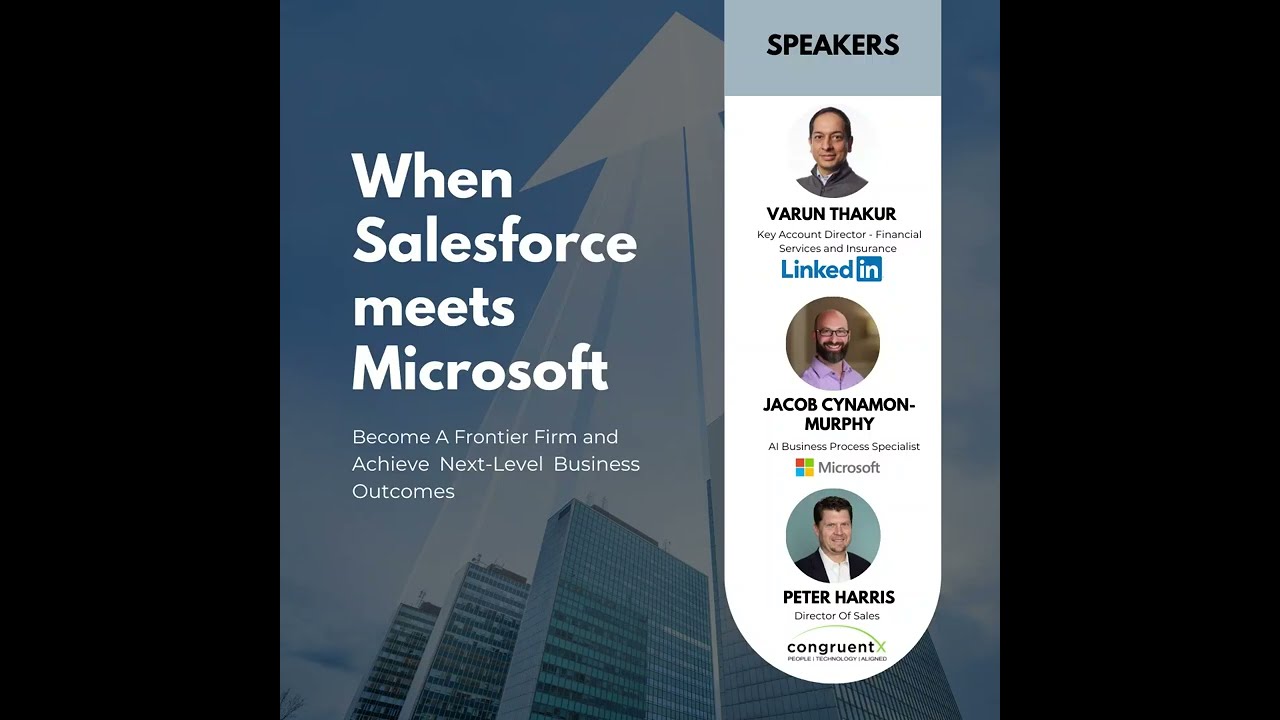 When Salesforce Meets Microsoft: Become a Frontier Firm and Achieve Next-Level Business Outcomes