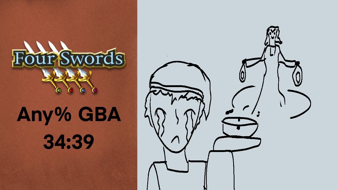 Zelda Four Swords Speedrun Duo GBA 39:34