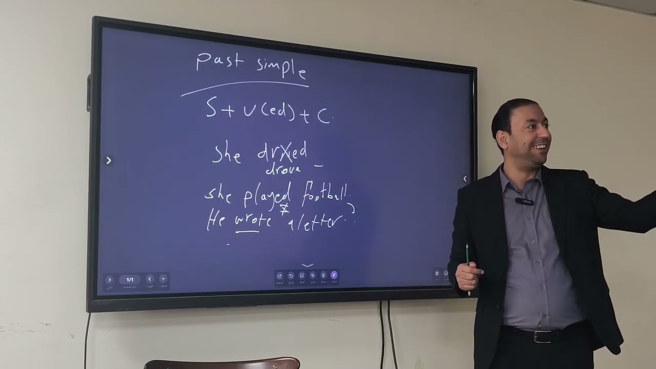 المحاضرة الثانية (النحو) المرحلة الأولى قسم اللغة الانكليزية 