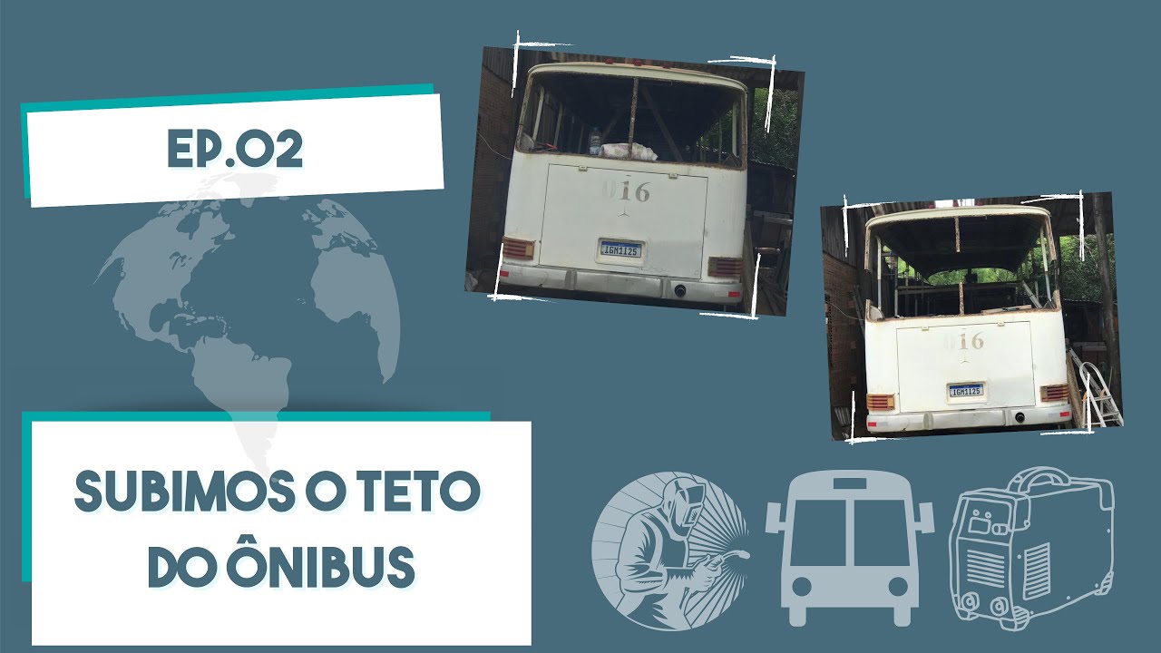 SUBIMOS O TETO DO ÔNIBUS 🚍 | Veja Como Fizemos