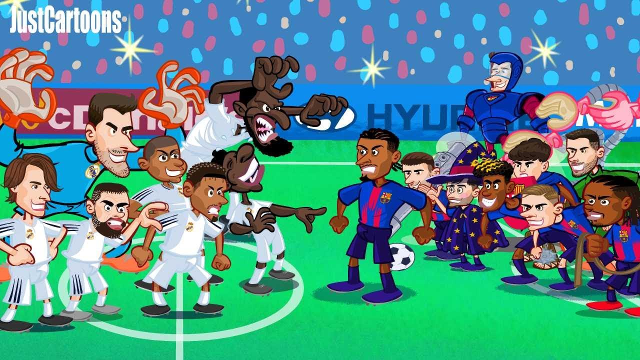 Real Madrid vs Barcelona Season 2025-26 Part 2 - El Clasicos, Raphinha Injury, Xabi Aloso was sucked
