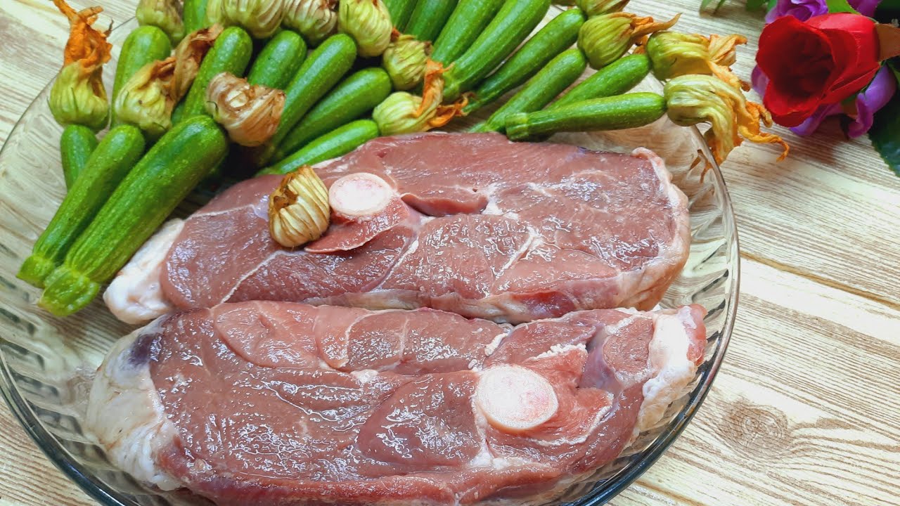 عندك القرع الاخضر و اللحم شوفي شنو تقدري توجدي بيهم 👌😋🤫