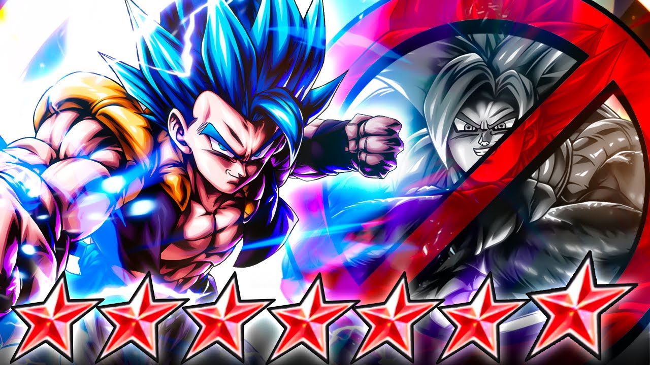 (Dragon Ball Legends) Слияние Гогеты Синего Уничтожает Ультра SSJ4 Гогету! Ценность зашкаливает!