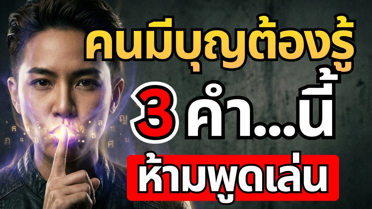 เตือนแรง! 3 คำนี้ห้ามพูดเล่น ถ้าไม่อยากขัดลาภ คนมีบุญเขาไม่พูดกัน