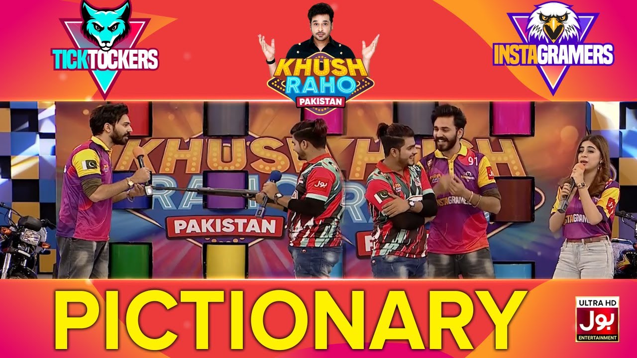 Pictionary | Khush Raho Pakistan Instagramers Vs Tick Tockers | Faysal Quraishi | TikTok