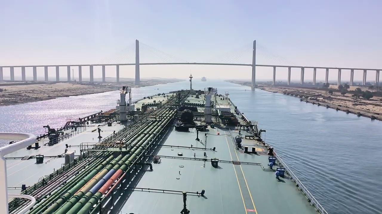 Suez Canal bridge #sailor #ship #sailingcommunity #marinecourses #navy #egypt 