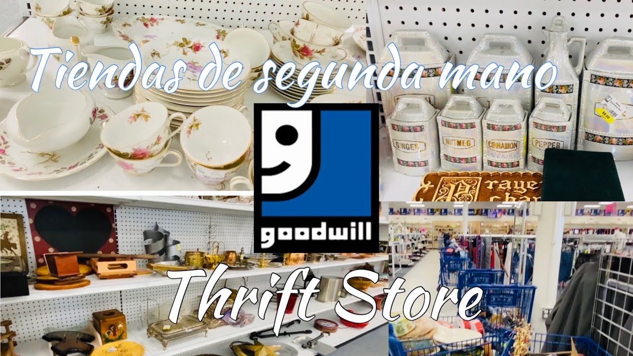 RECORRIDO tiendas de SEGUNDA MANO USA 🛍 COMPRAS en GOODWILL DECORACIONES / THRIFT WITH ME 🛍