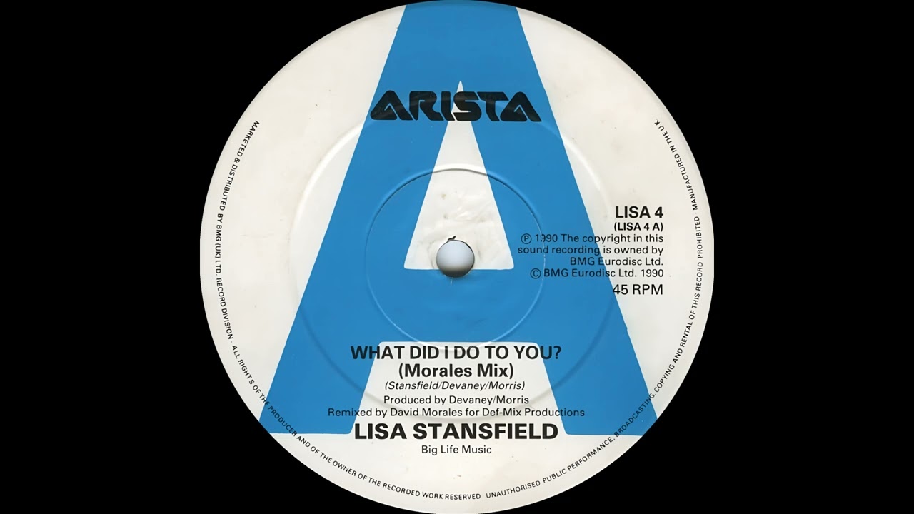 Lisa Stansfield - What Did I Do To You? (Morales Mix)