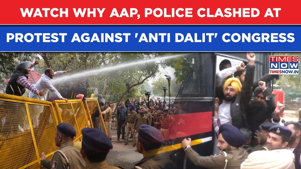 Chandigarh Police, AAP Clash: What Sparked Ruling Party's Protest, Congress 'Anti Dalit' Charge?