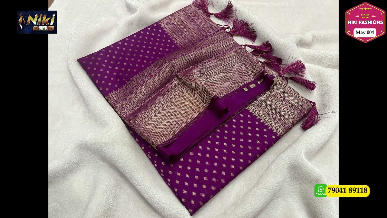 👑 Special Khaddi Georgette Saree - Zari Embellished Elegance 👑