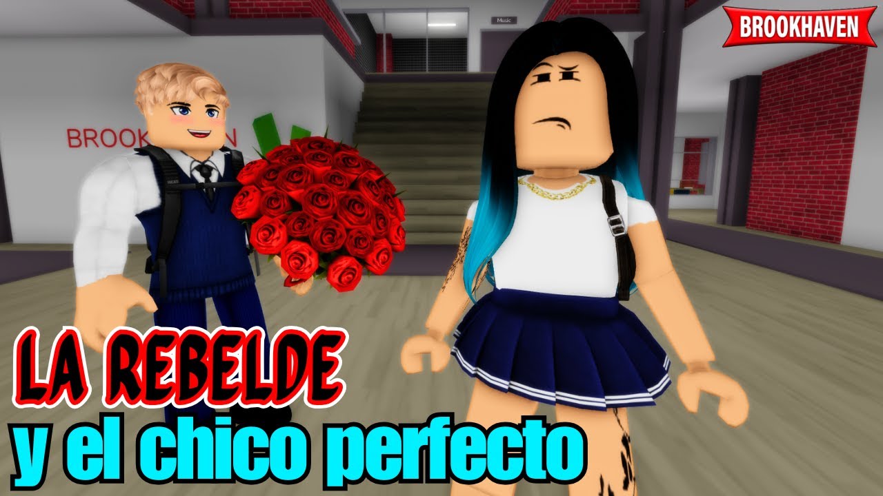 LA REBELDE Y EL CHICO PERFECTO | Brookhaven rp | Mini Pelicula - Historia de Roblox