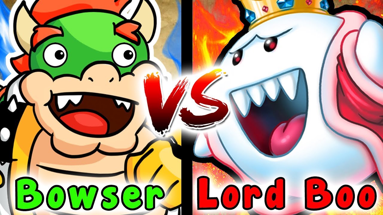 What If KING BOO And BOWSER Ended Up In A Battle? - Super Mario Versus