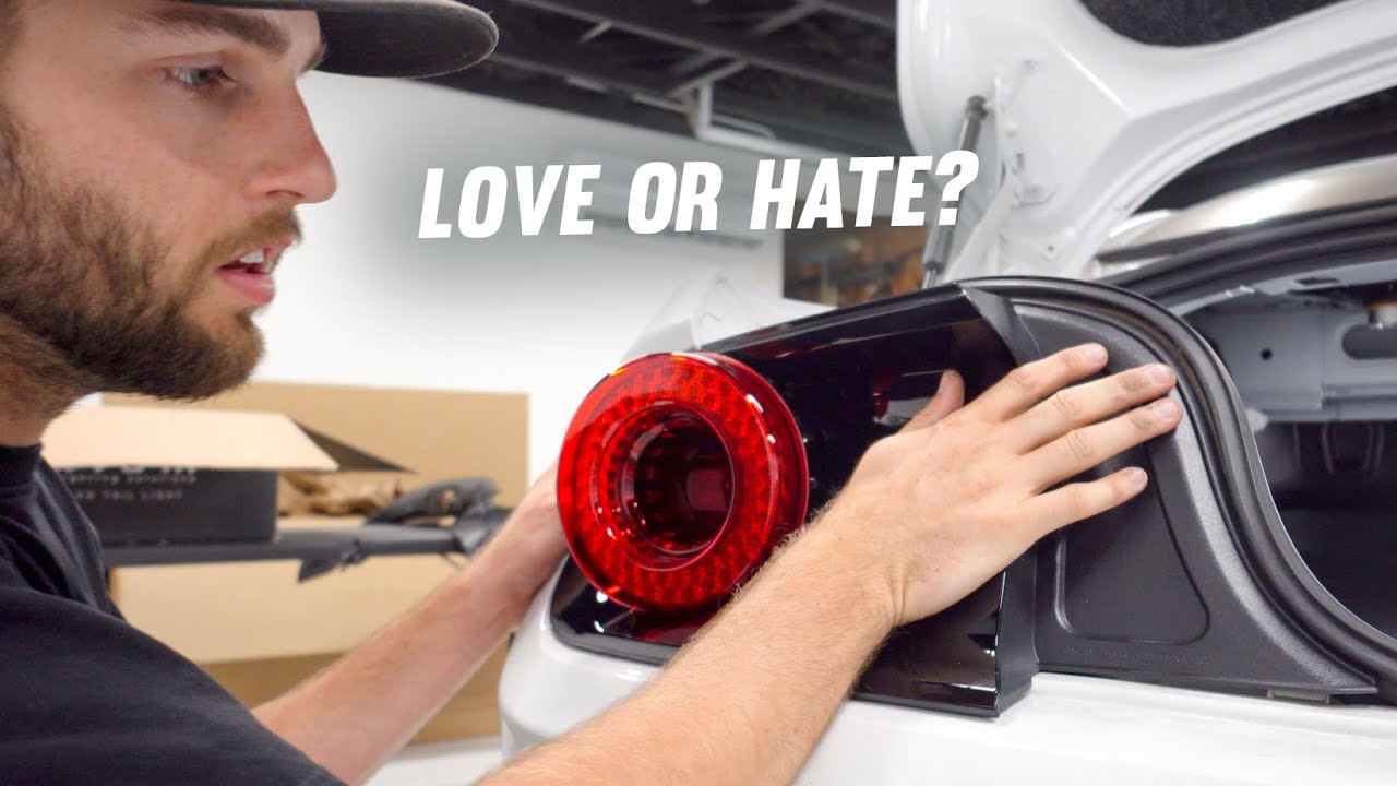 Building a Mustang GT: Ferrari Style Tail Lights Install & Unboxing