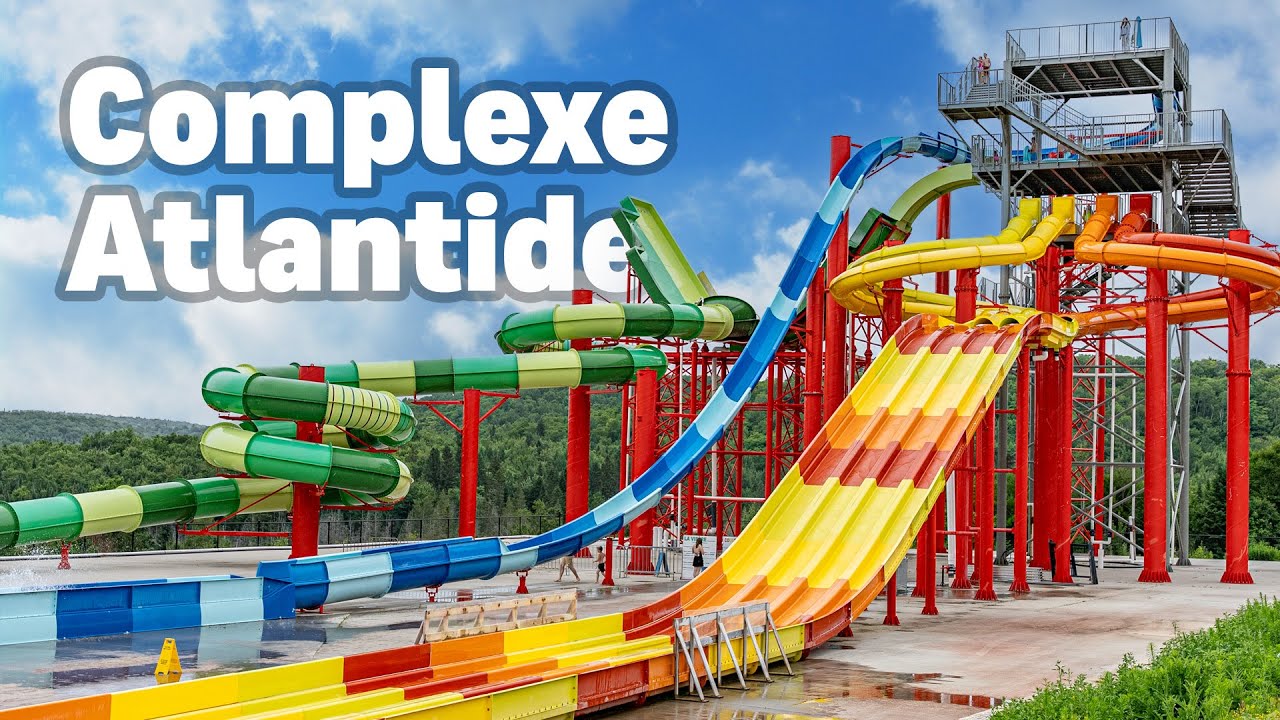 Atlantide Water Park in Canada – All Water Slides GoPro POV