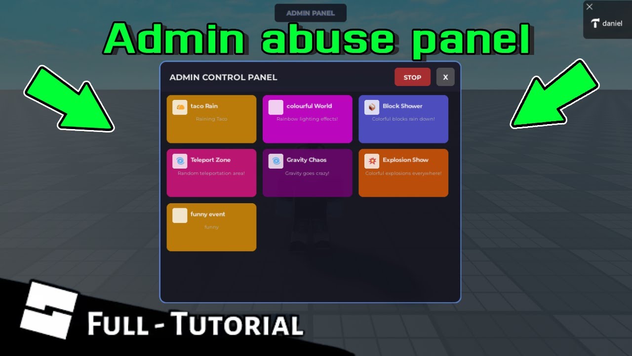 как создать панель администратора для жалоб | Руководство по Roblox Studio