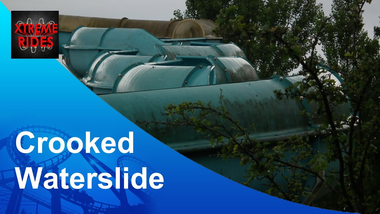 Crooked Waterslide Onslide Het Parelstrand Oostappen groep, Lommel Belgium