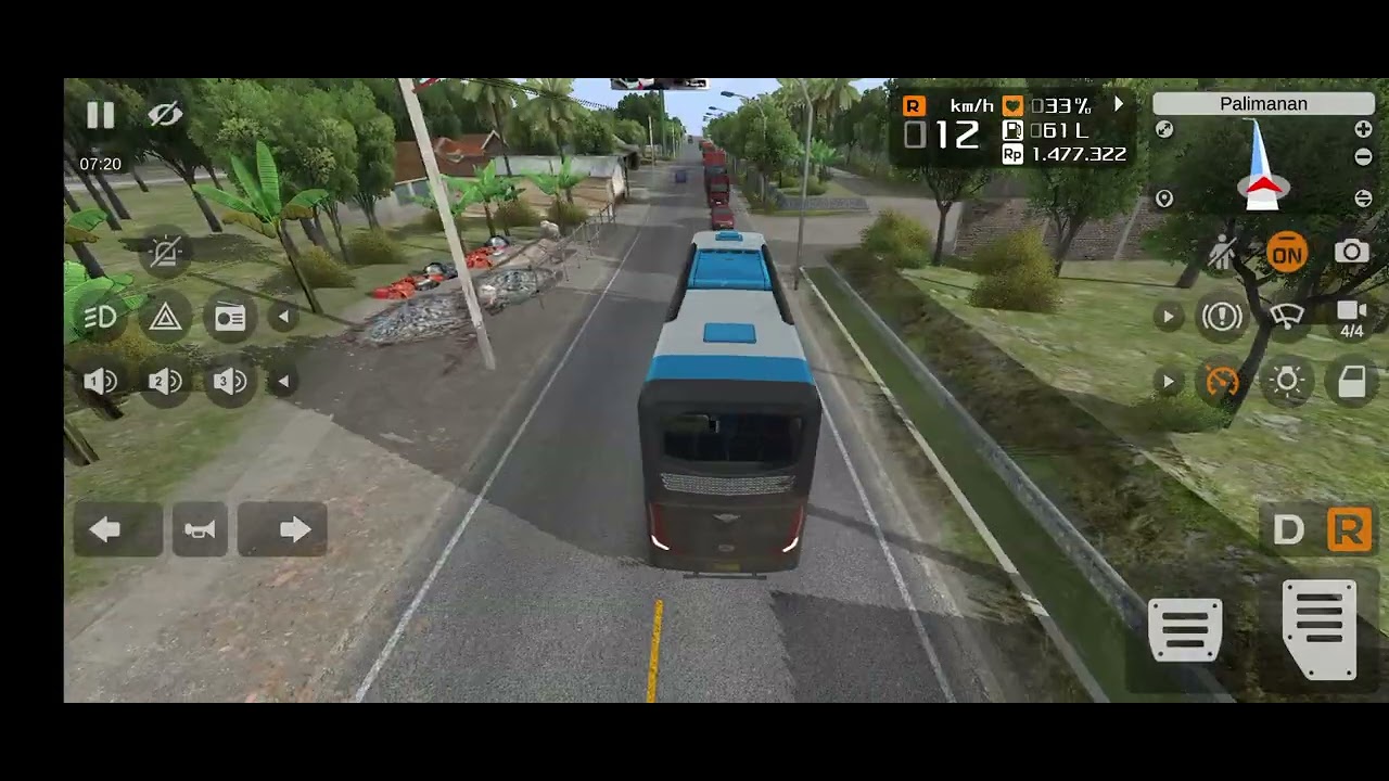 Bus Simulator driving game video best video kolkata to Bhubaneswar Odisha #bussimulatorindonesia#bus