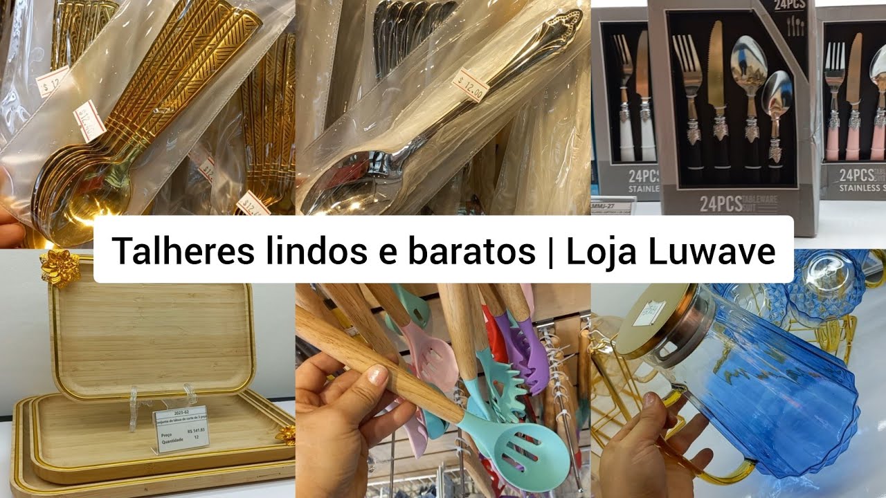 Talheres e utensílios super baratos | Achadinhos no Pari/Brás | Loja Luwave  !