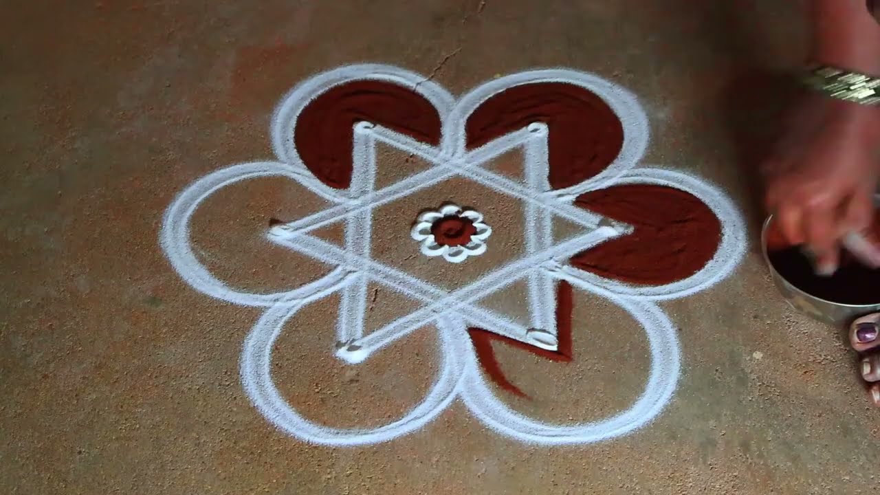 Maasi madham 2026🌹flowers rangoli kolam 🌹3*2 simple beautiful kolangal 🌹 pandaga muggulu