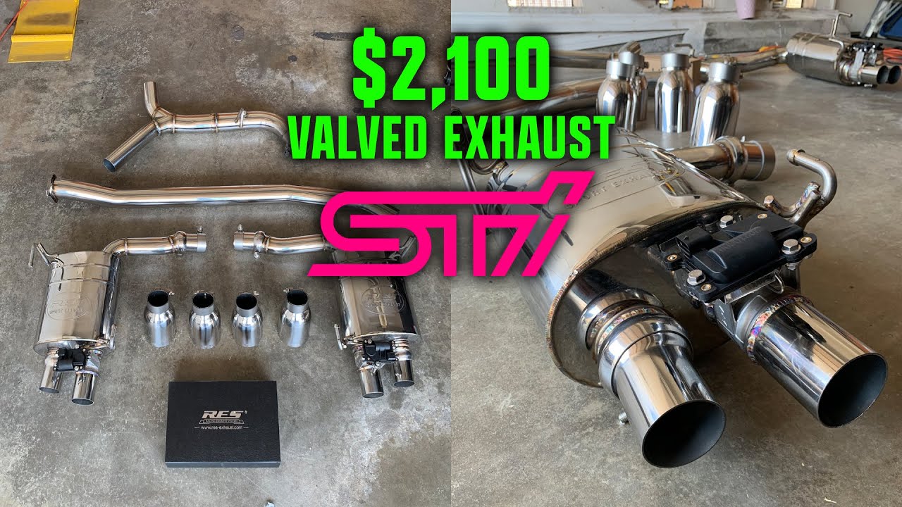 UNBOXING A $2100 RES VALVETRONIC CATBACK EXHAUST 2015+ SUBARU WRX STI | 4ENTHUSIASTS