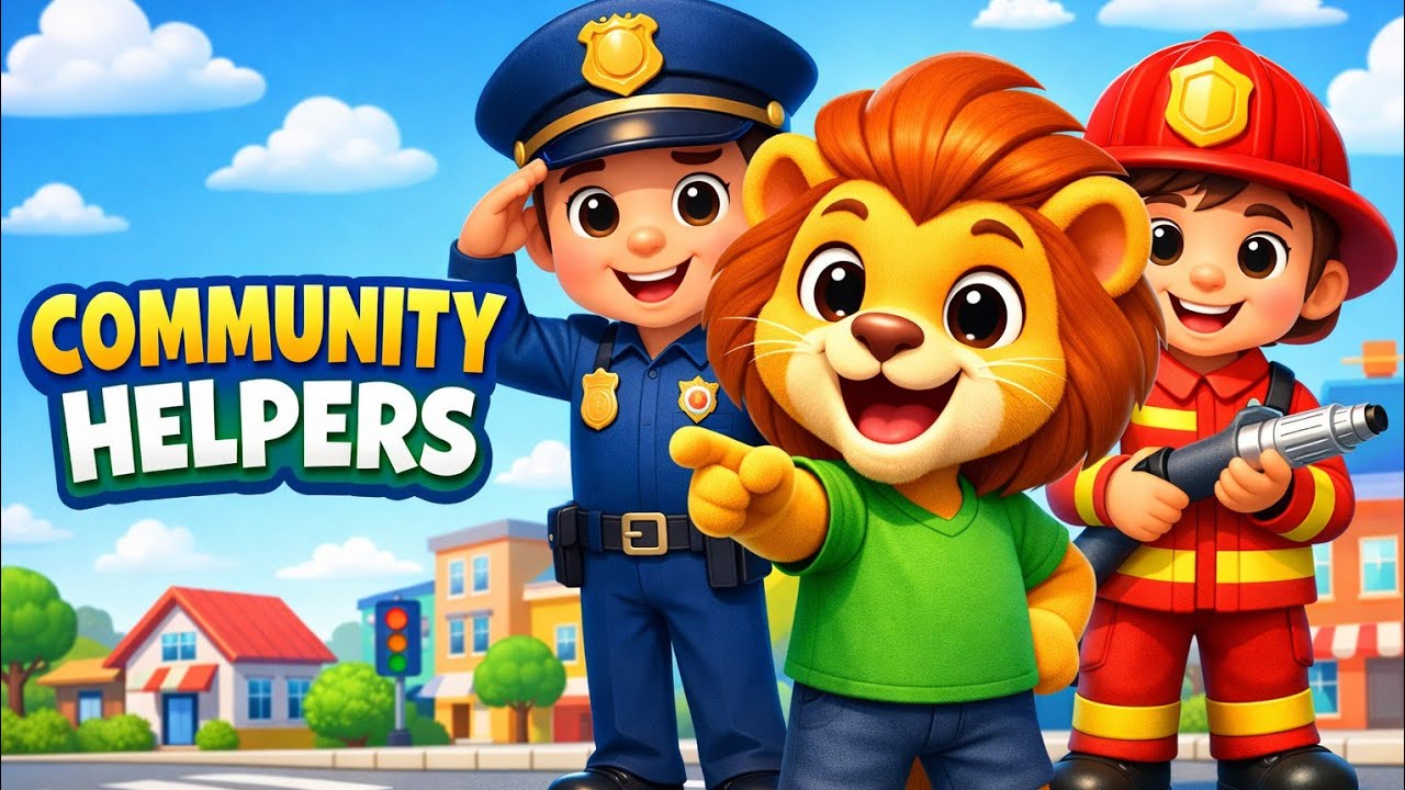 Community Helpers with Leo 🦁 | Kids Learn Police, Doctor, Firefighter | @LeoKidsTV