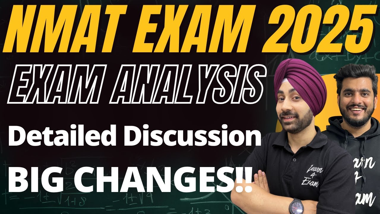 NMAT 2025 Exam Analysis & Detailed Review | Gurpreet Sir & Aditya Sir Explain