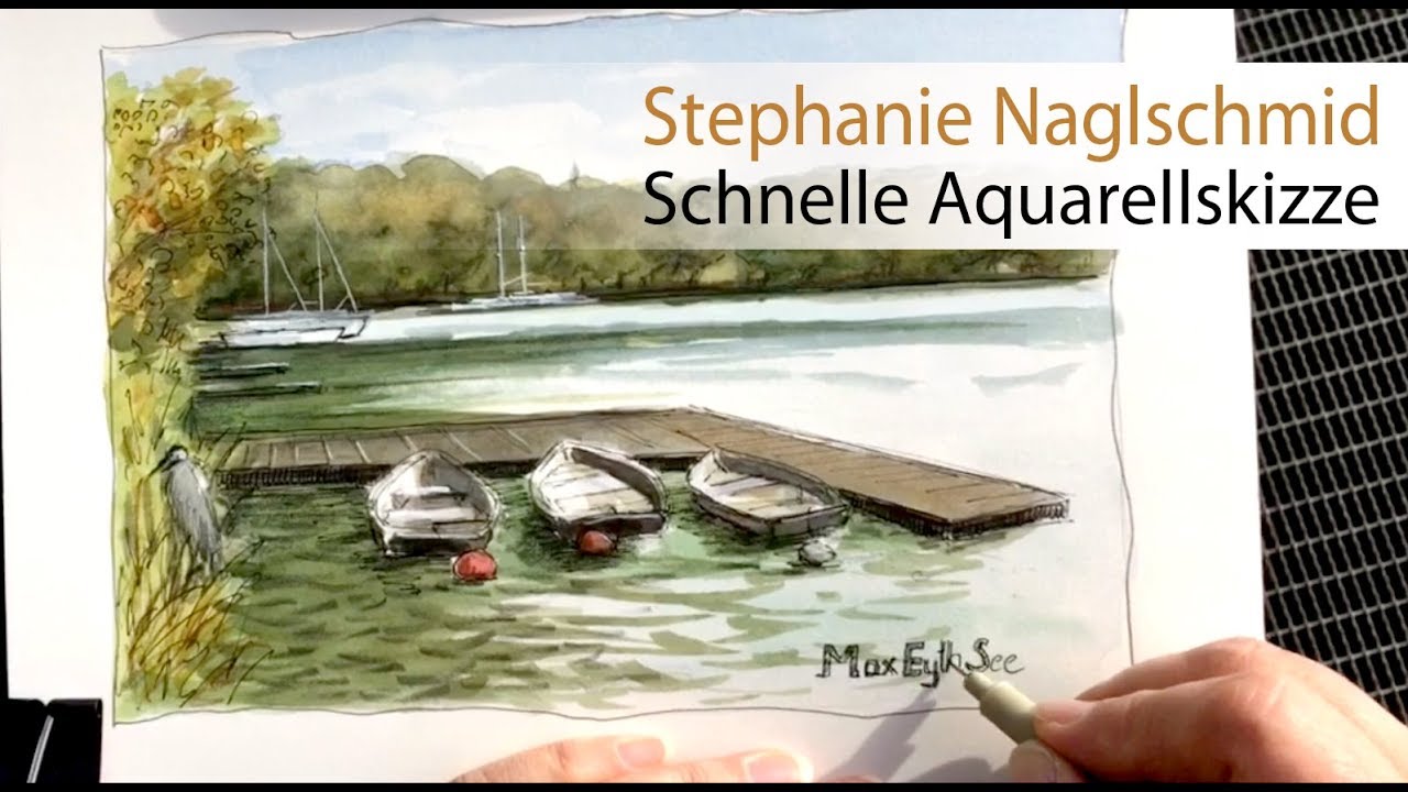 UrbanSketching - Aquarellskizze